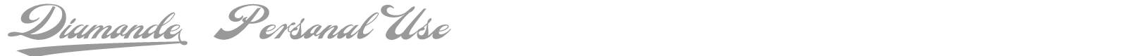 Diamonde font preview
